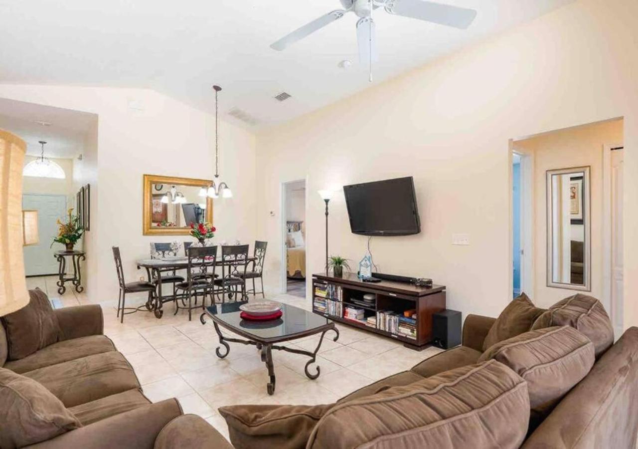 5 Bedroom, 7 Bed , 3 Bathroom Midterm Rental Home With Pool And Game Room, Near Disney Davenport Exterior photo